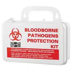 FIRST AID ONLY 3060, MOBILE BLOODBORNE PATHOGENS KIT BIOHAZARD F